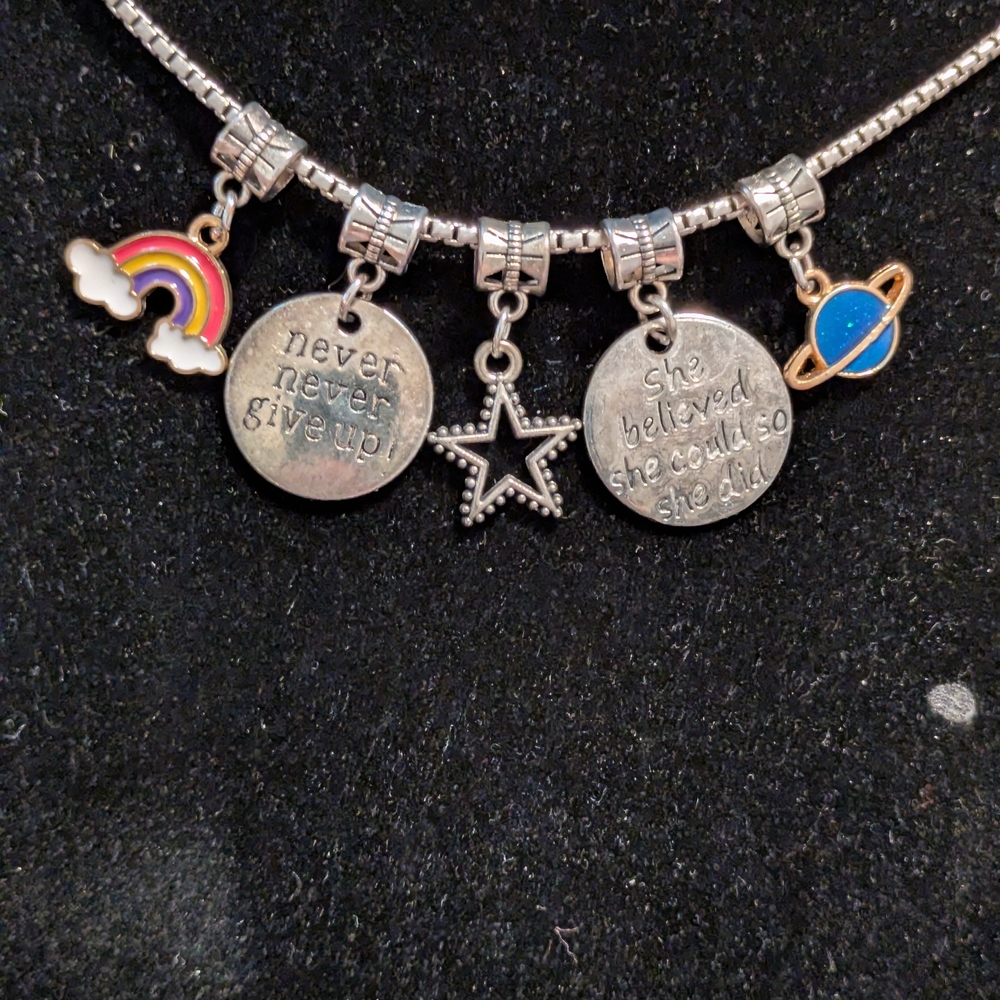 Inspirational Silver Bracelet Charms